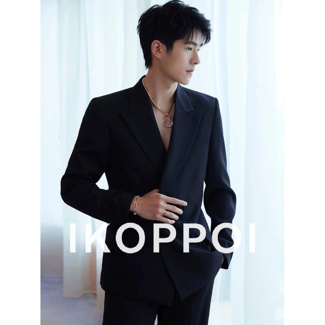 IKOPPOI明星同款西服套装男士秋季款潮流休闲西服外套长裤两件套
