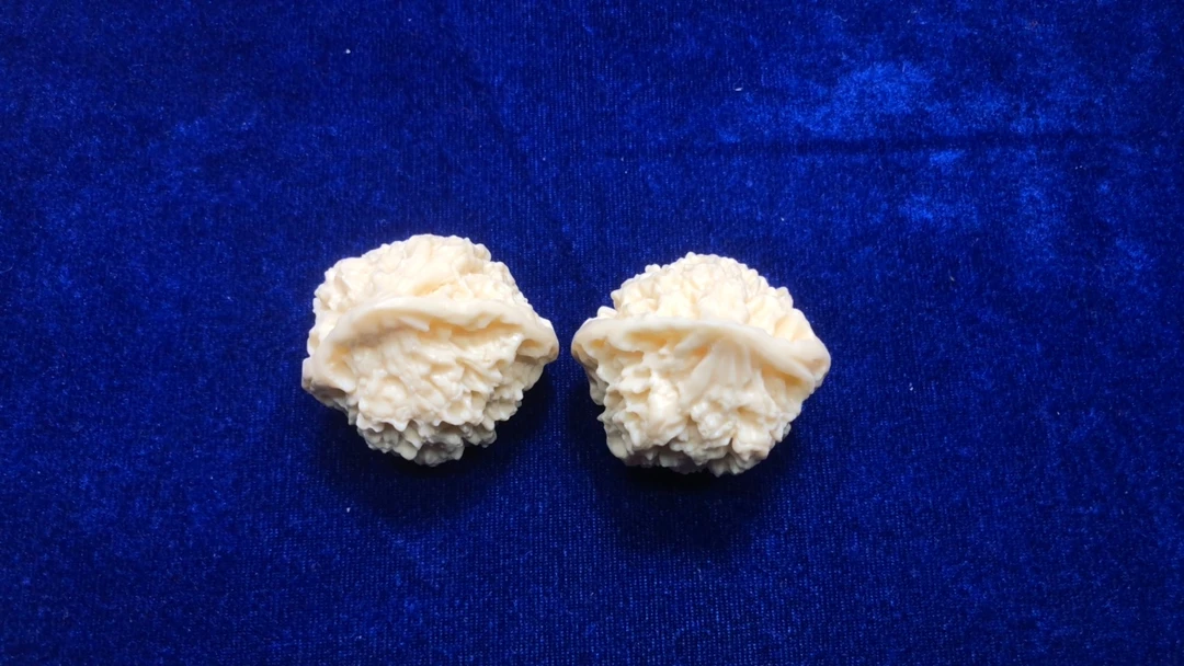 猛犸牙芯料核桃一对