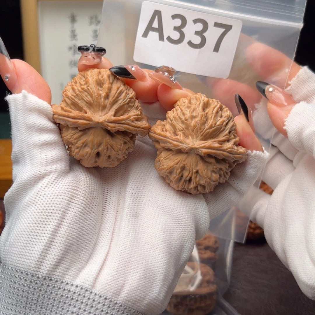 把件文玩核桃44白狮子a337