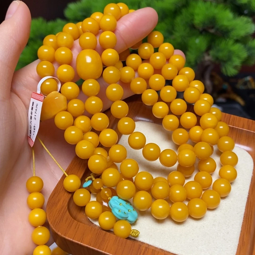 【闪购商品】蜜蜡颈饰未镶嵌项链