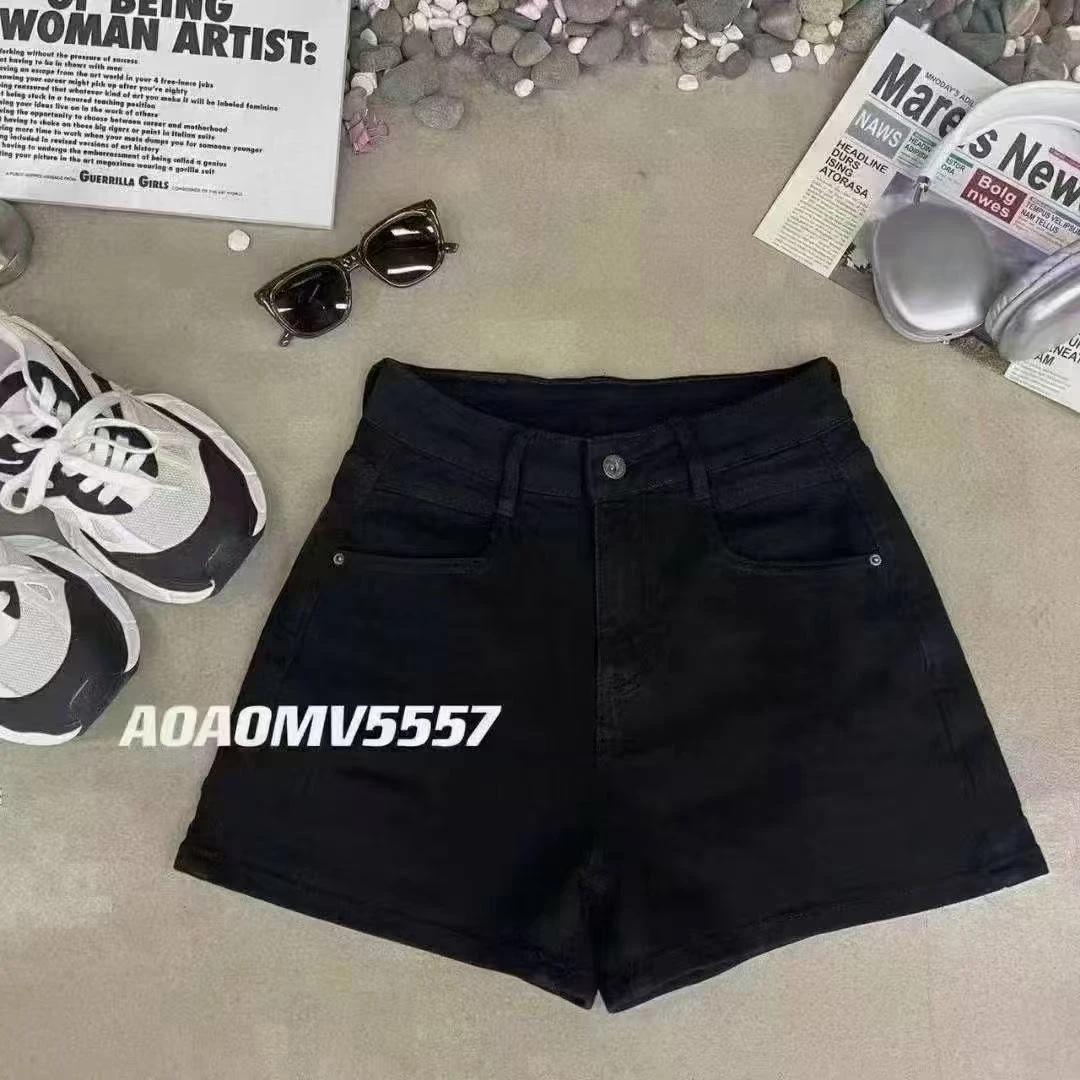 2700时尚百搭弹力显瘦牛仔短裤5557