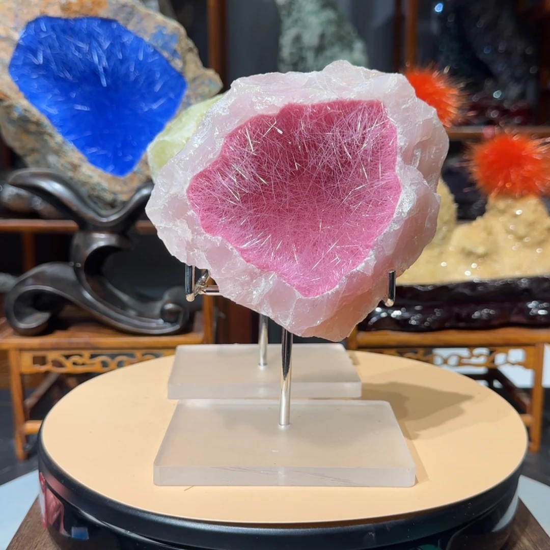 风***色石材精品奇石摆件设计