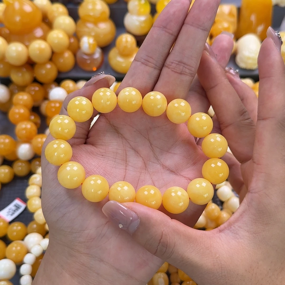 蜜蜡未镶嵌珠宝奇石同料15mm