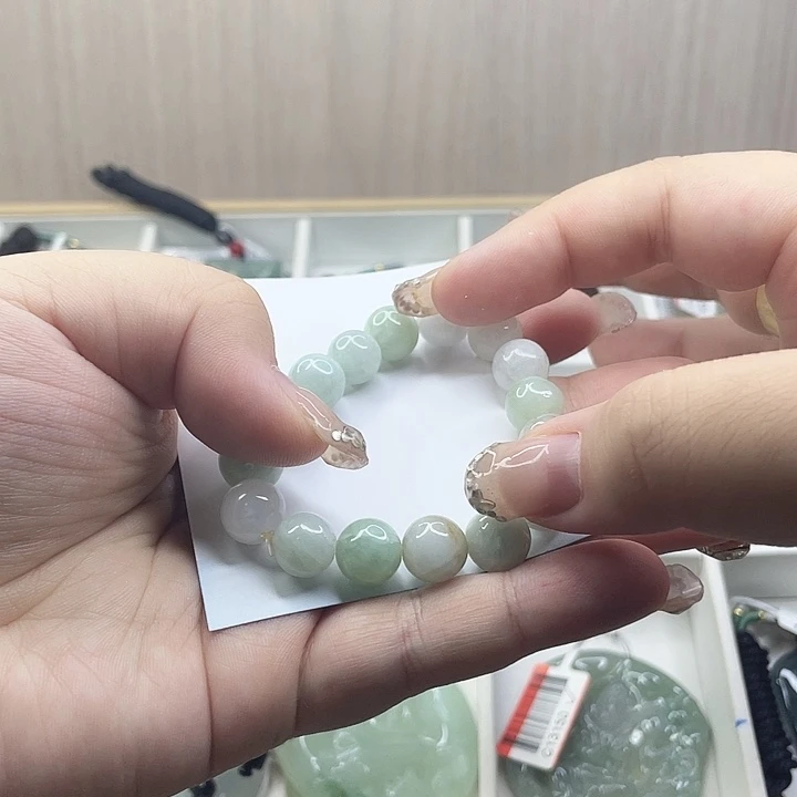 翡翠未镶嵌套链纯天然缅甸a货翡翠
