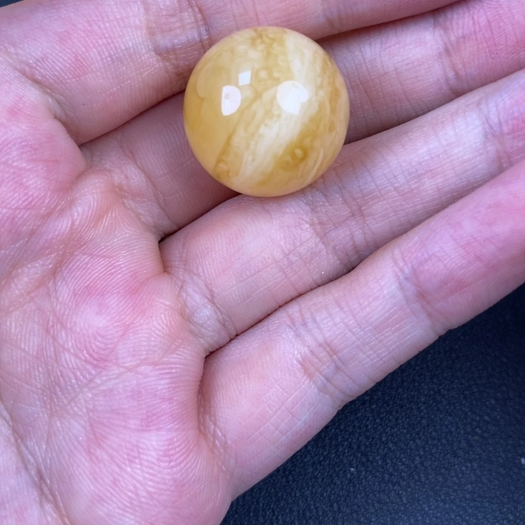 未镶嵌琥珀裸石虎皮全品20