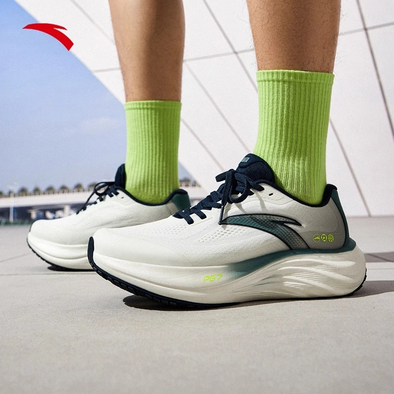 安踏旅步1.5全新科技PG7运动鞋舒适缓震男女跑步鞋软底运动鞋男鞋