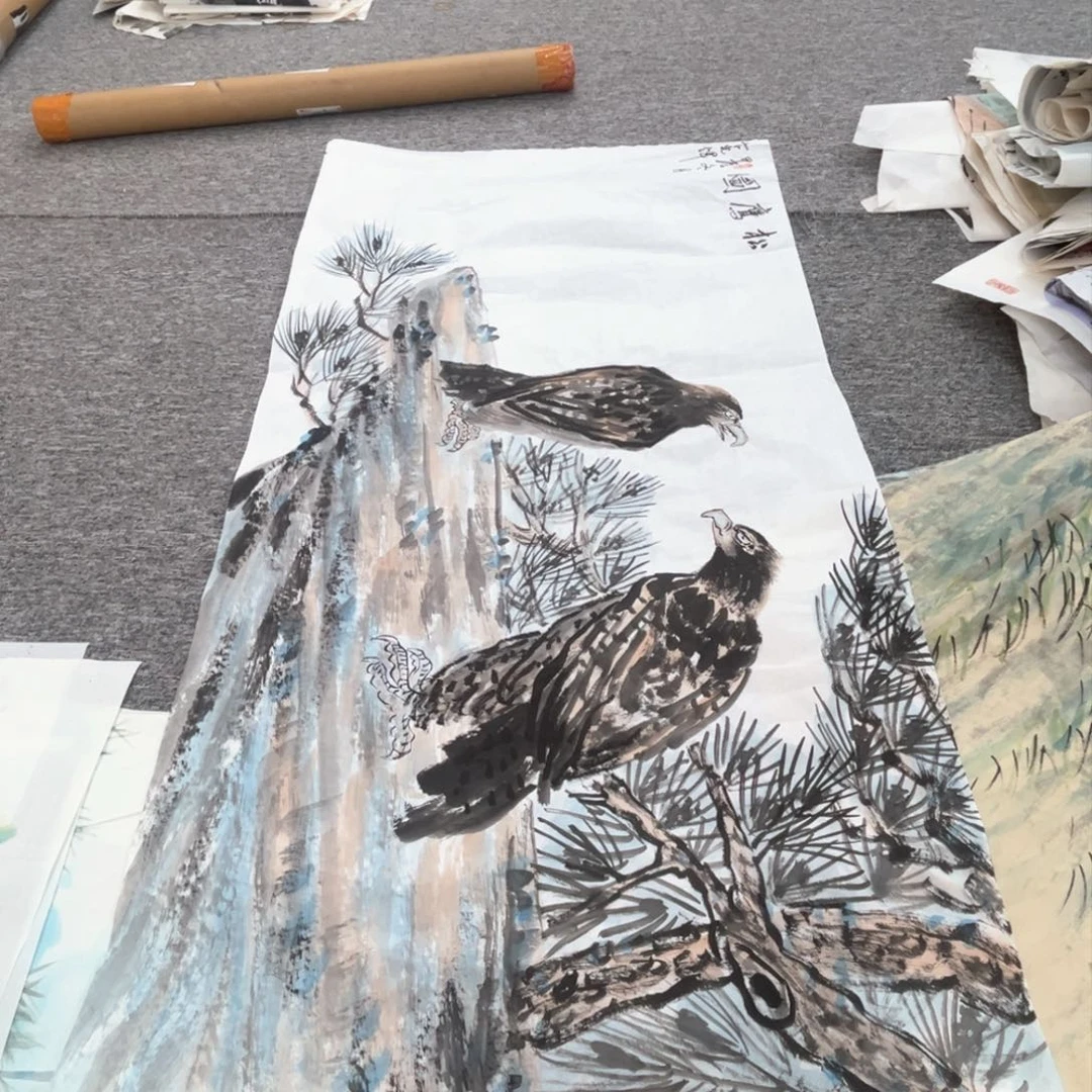 国画曹光辉老师四尺绘画作品