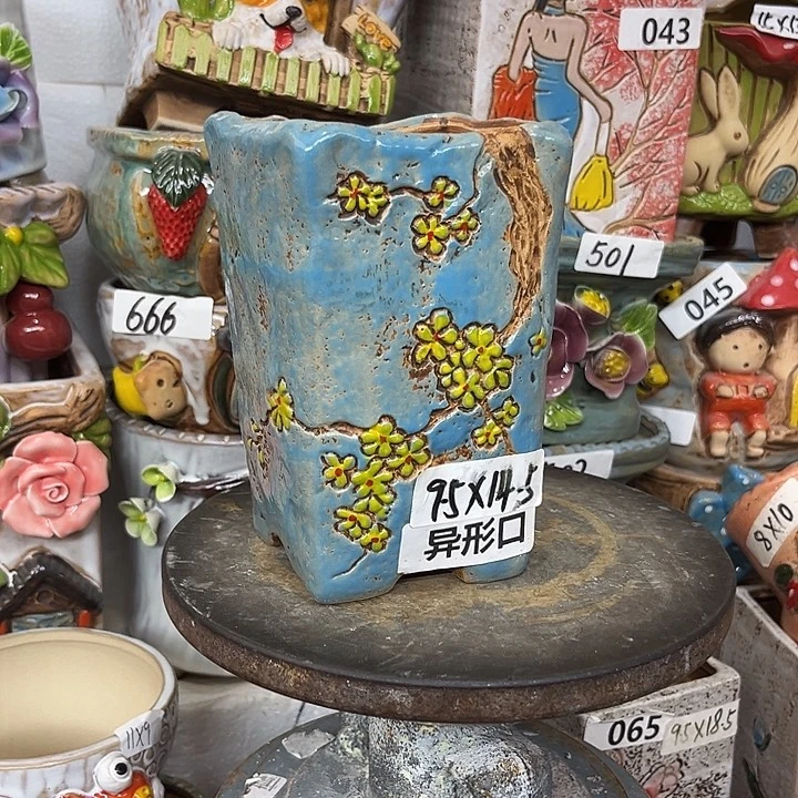 粗陶材质多肉花盆