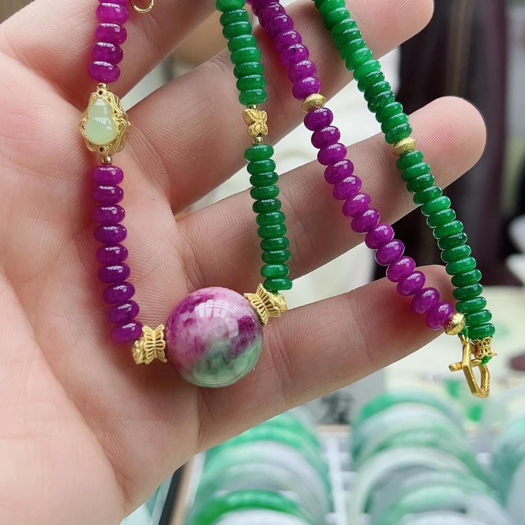 翡翠吊坠(赠链)银S925镶嵌