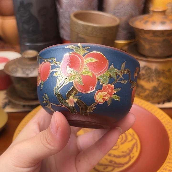 茶杯紫砂宜兴紫砂茶具正品