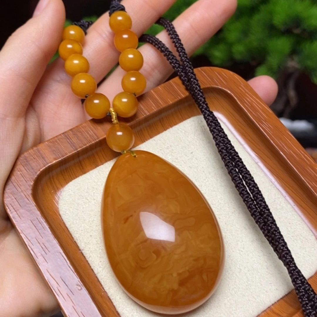 【闪购商品】蜜蜡颈饰未镶嵌项链