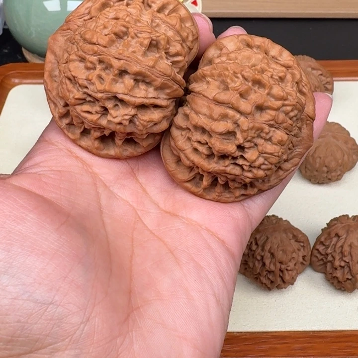 文玩核桃把件全品官帽毕业56