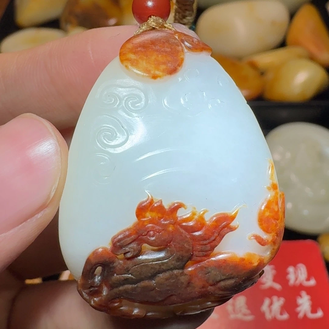 和田玉颈饰未镶嵌