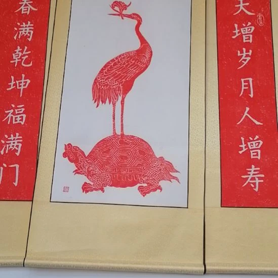 印石昌化石龟龄鹤寿
