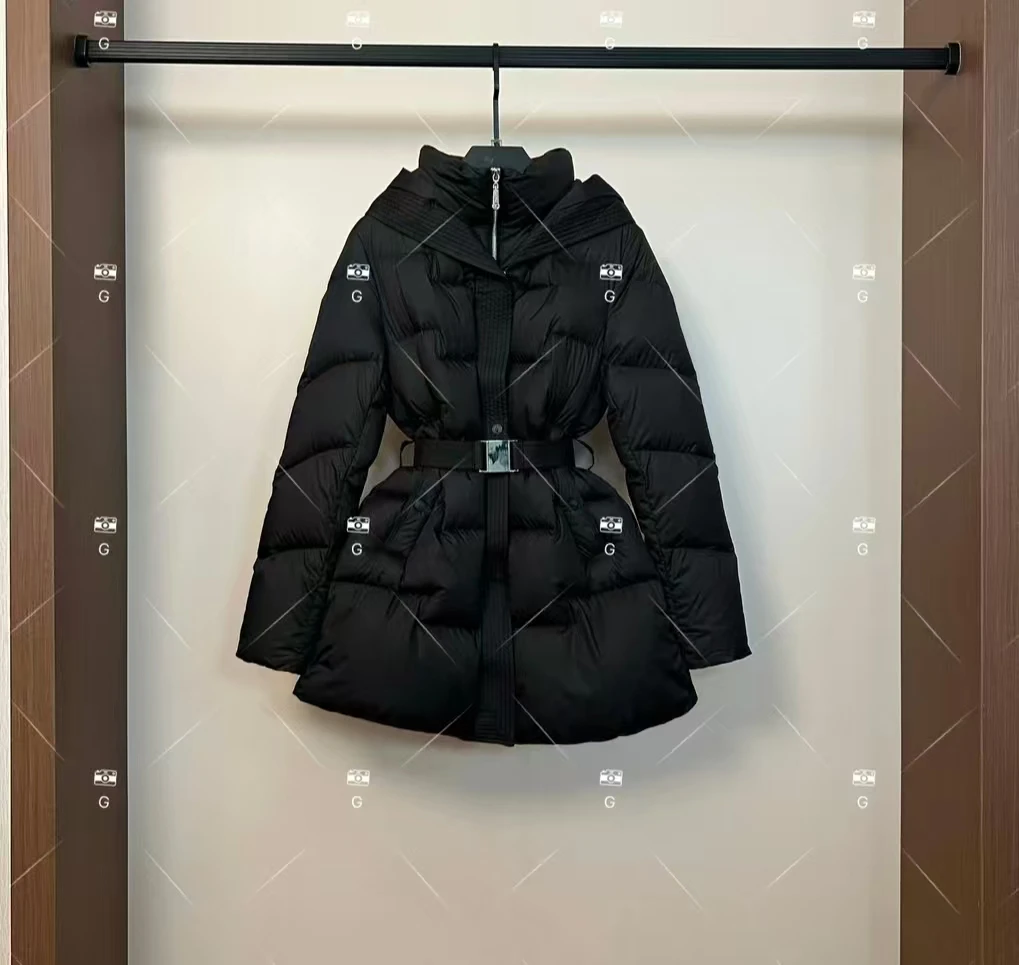 【纪朵研】8171冬季新款法式气质时尚加厚保暖收腰棉服显瘦外套女