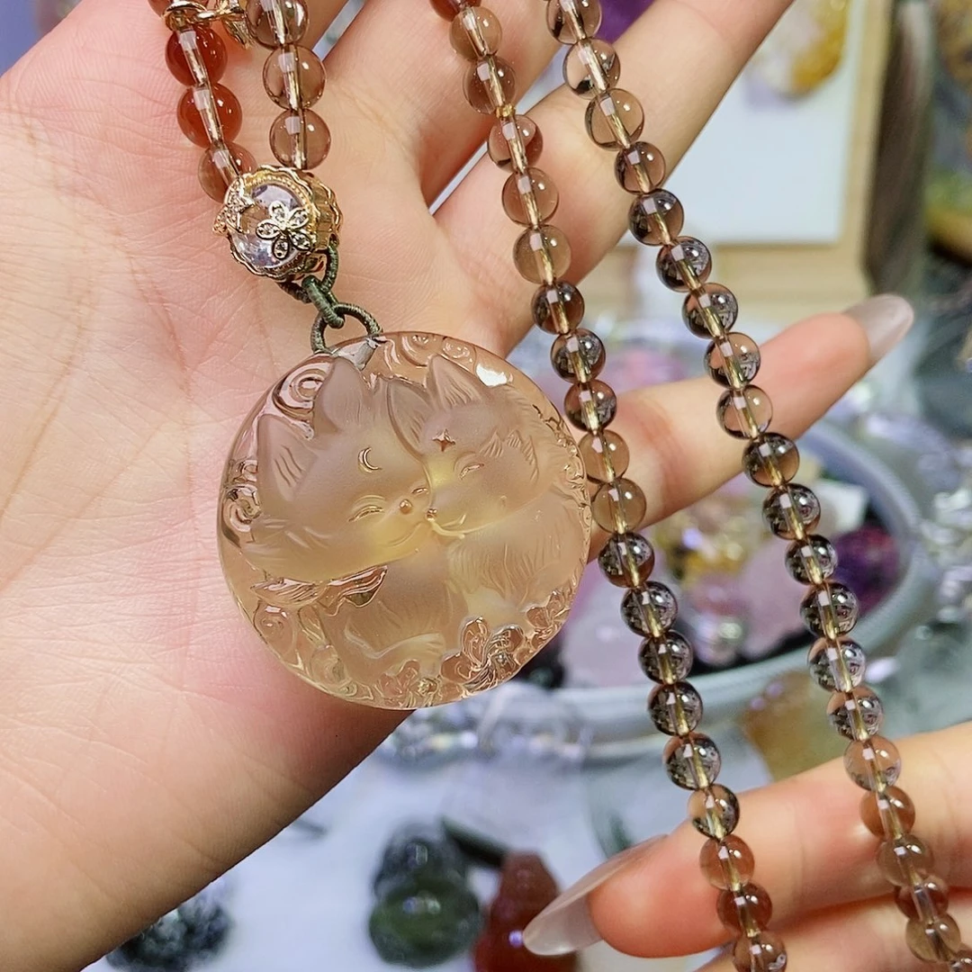 未镶嵌吊坠(赠链)水晶