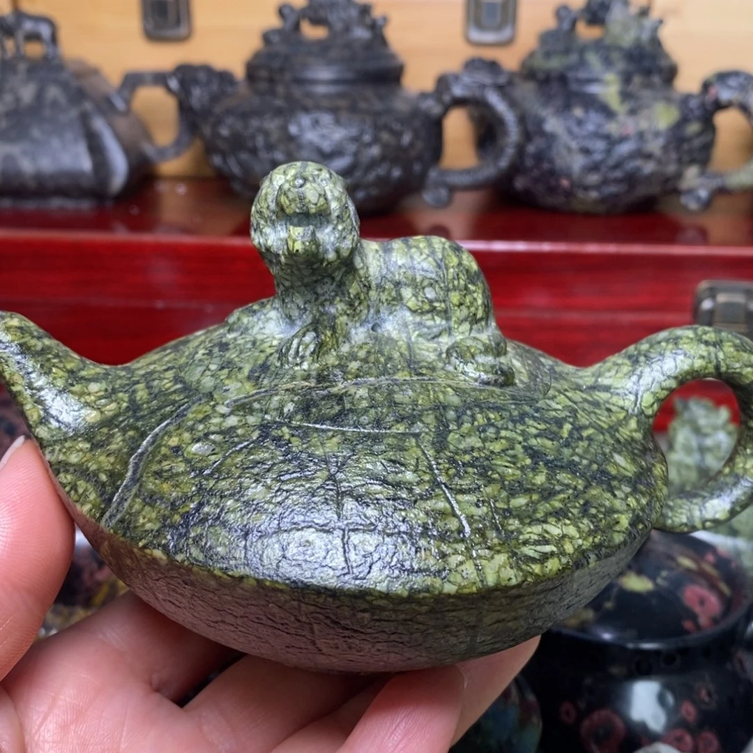 藏玉药王石虎虎生威壶210cc