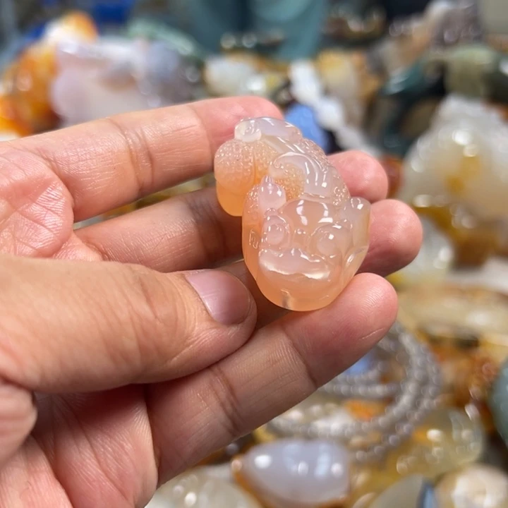 玛瑙/玉髓吊坠(不含链)未镶嵌