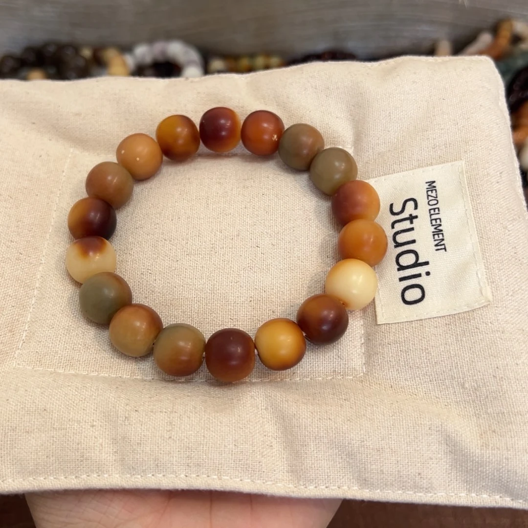 吊坠菩提根/象牙果861五色经幡14大瑕