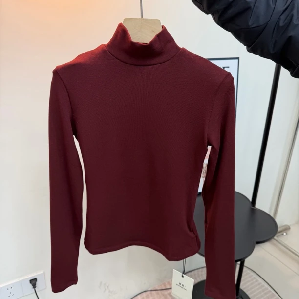 117高领加绒打底衫 新款