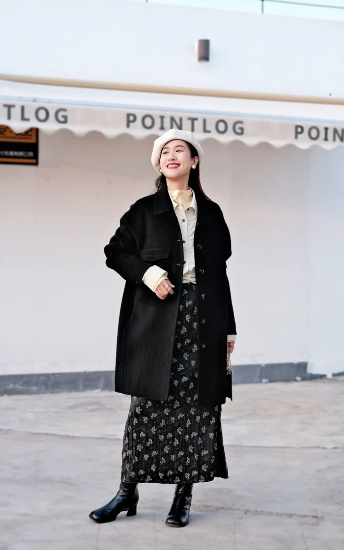 奕色【衬衣式双面呢大衣】咩绒系列