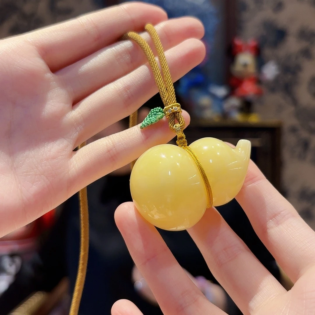 蜜蜡未镶嵌颈饰颈饰