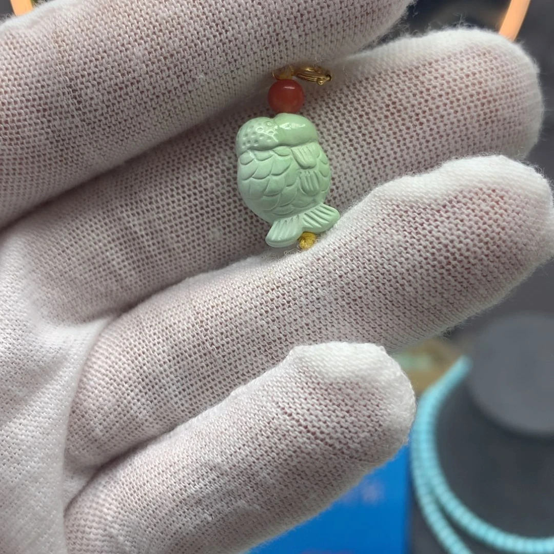 绿松石挂件未镶嵌