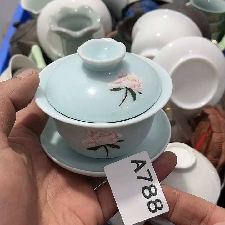 茶具默认微瑕瓷器、茶具、壶、摆件，介意勿拍