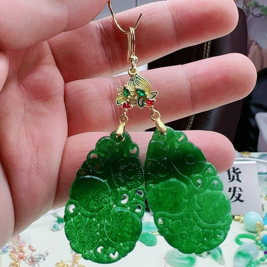 翡翠吊坠(赠链)银S925镶嵌