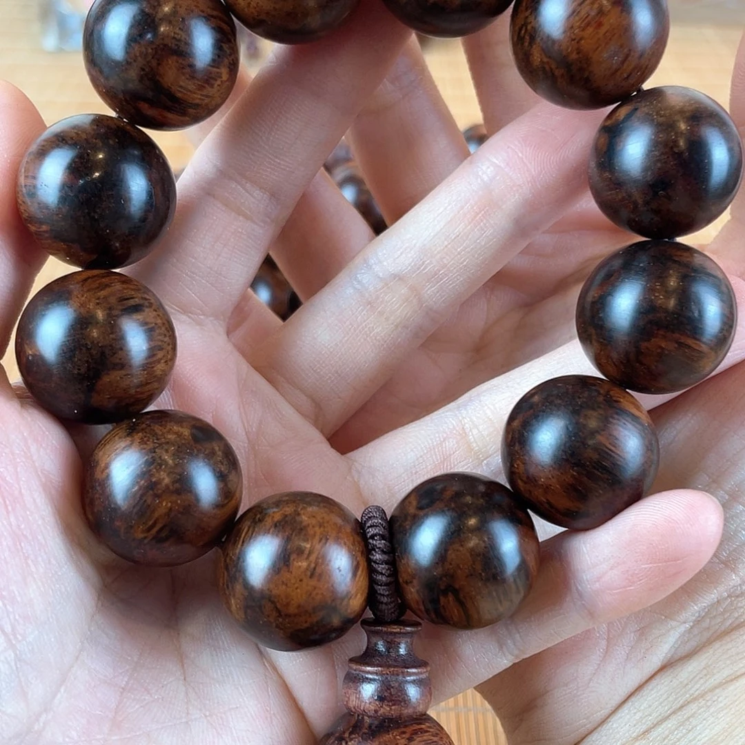 降真香手串/手链2.0海南红降绿油黄金底清仓大漏