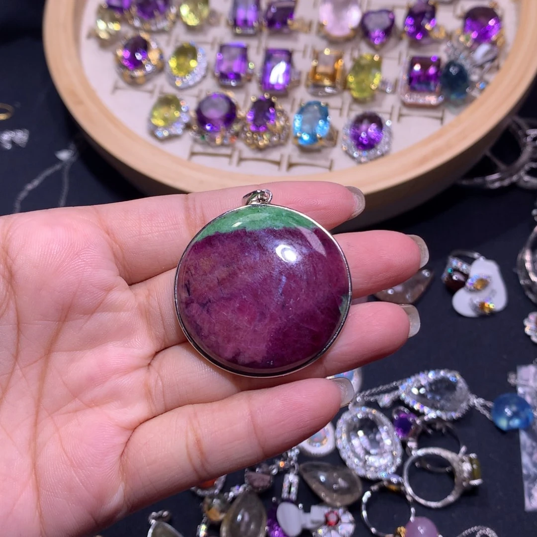 【闪购商品】银S925镶嵌戒指水晶大*亮戒指