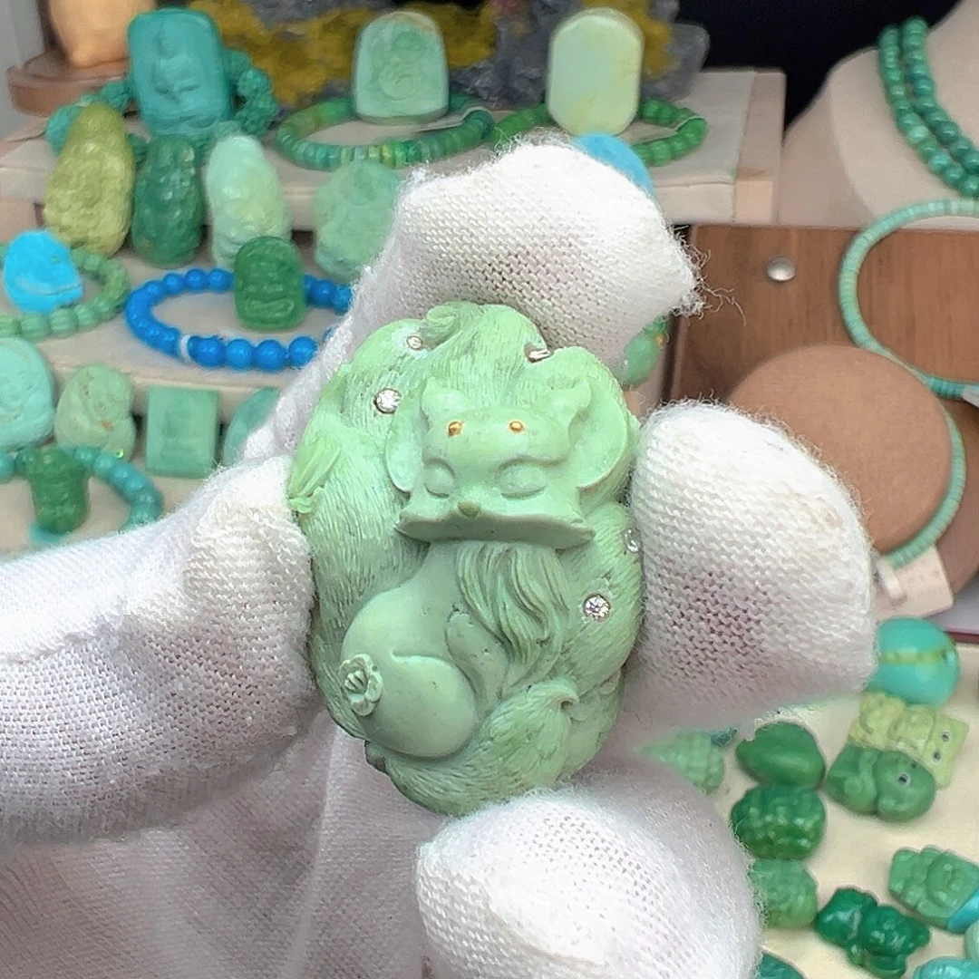 绿松石未镶嵌主播夏