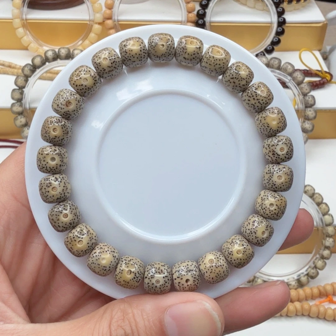 手串星月菩提石玉料针尖星单圈