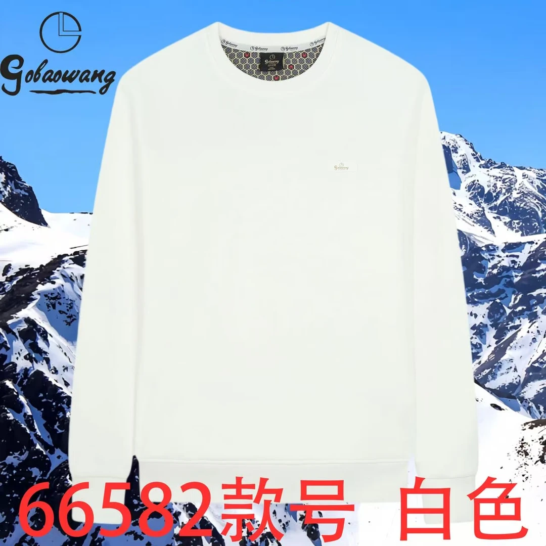 25新款秋冬加绒加厚圆领卫衣--66582（定制款）