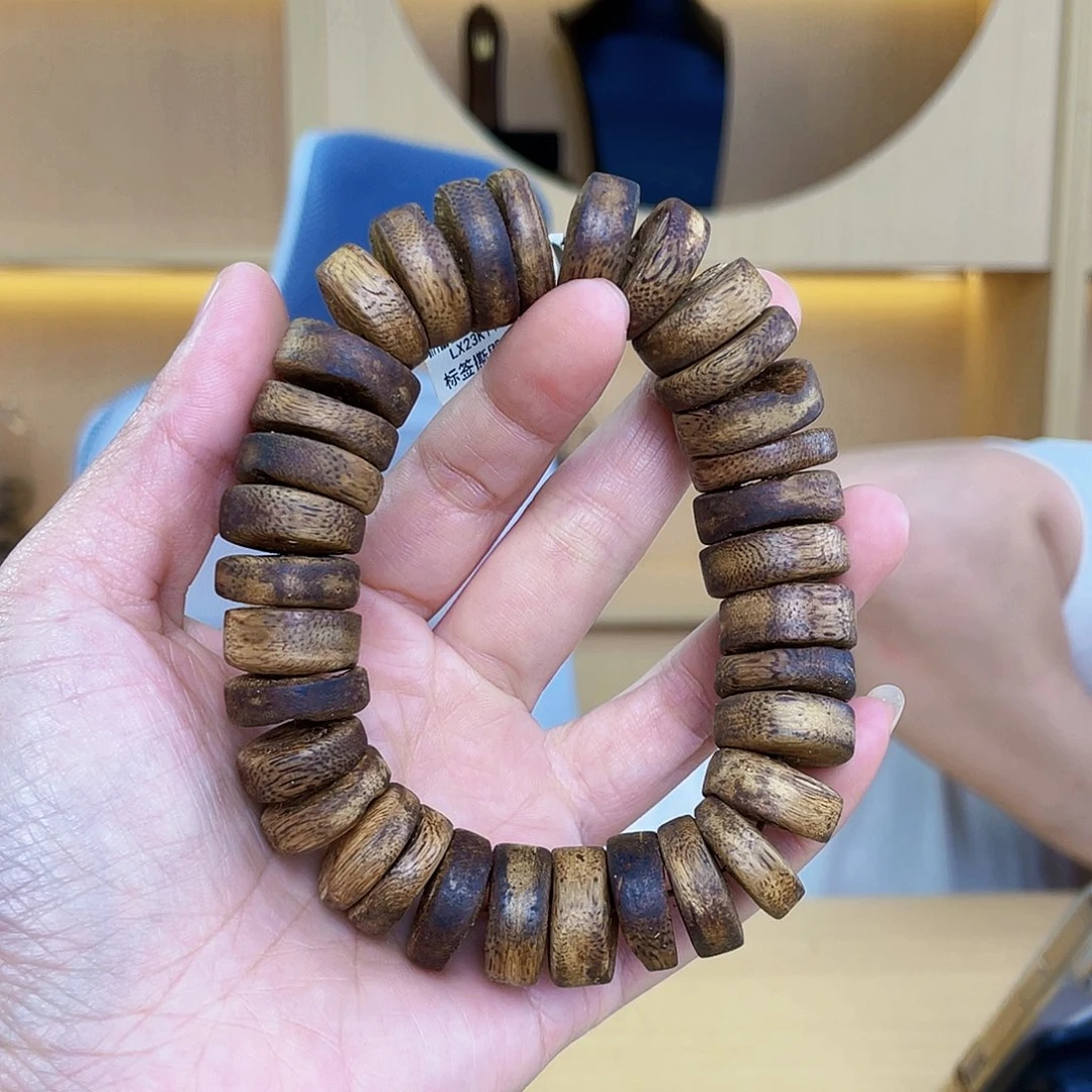 沉香碎屑沉香野生绿棋大片珠单圈2/29克多样性发一