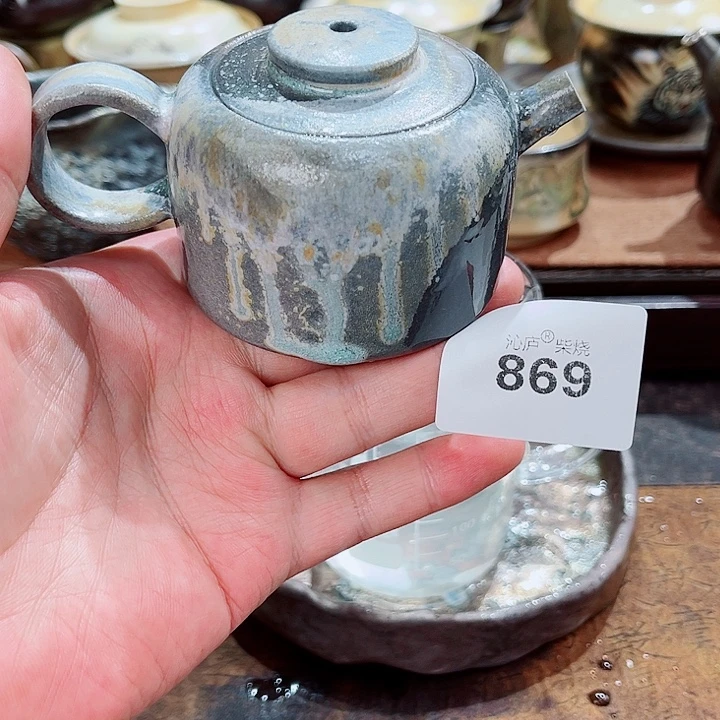 沁庐柴窑古法柴烧全手工茶具
