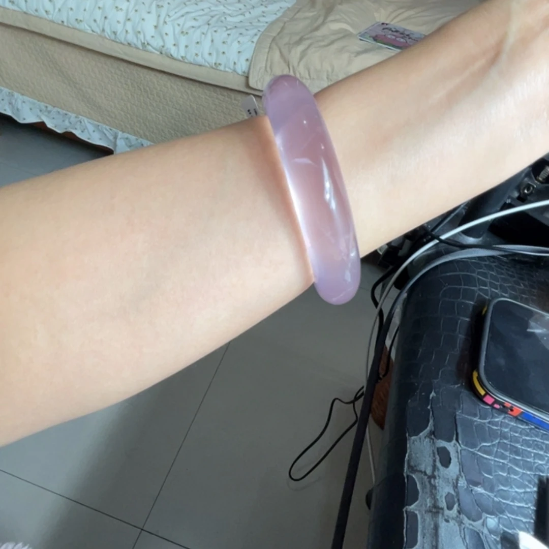 水晶手镯未镶嵌手镯60圈口21号