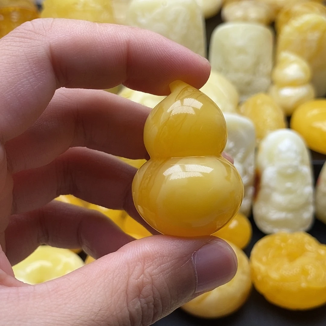 琥珀颈饰未镶嵌琥珀蜜蜡吊坠