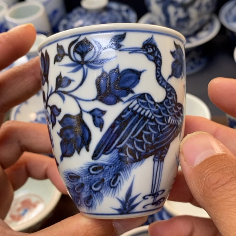 【闪购商品】景德镇青花主人杯