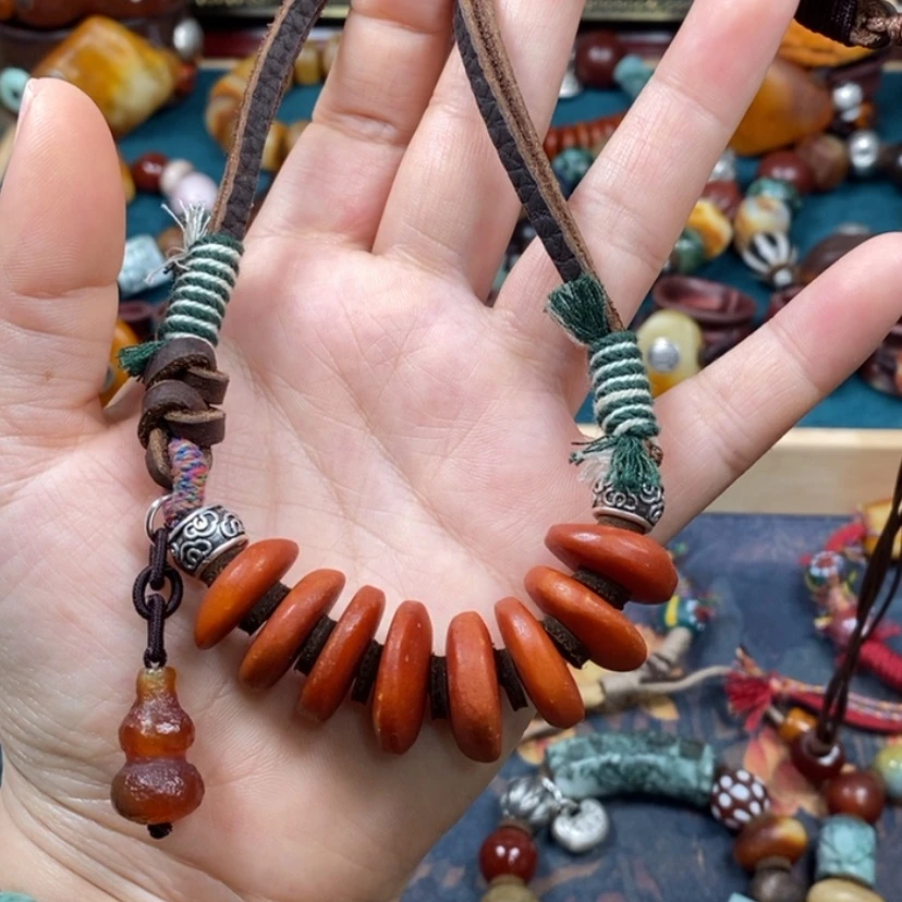 【闪购商品】蜜蜡颈饰未镶嵌项链