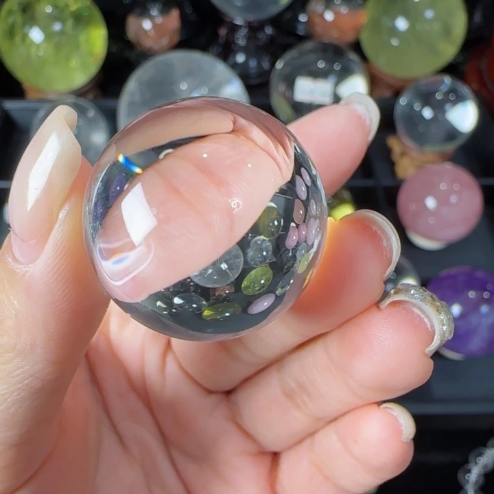 水晶天然水晶球M15未镶嵌天然3公分