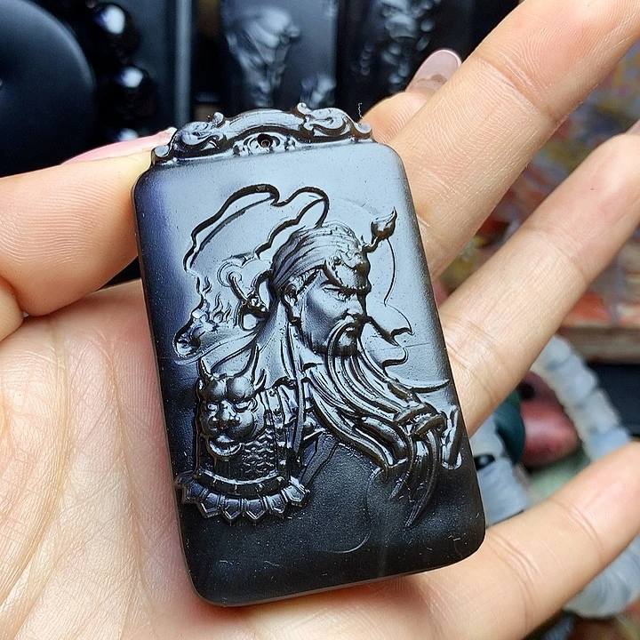 硅化玉未镶嵌吊坠(不含链)黑冰红光树化玉