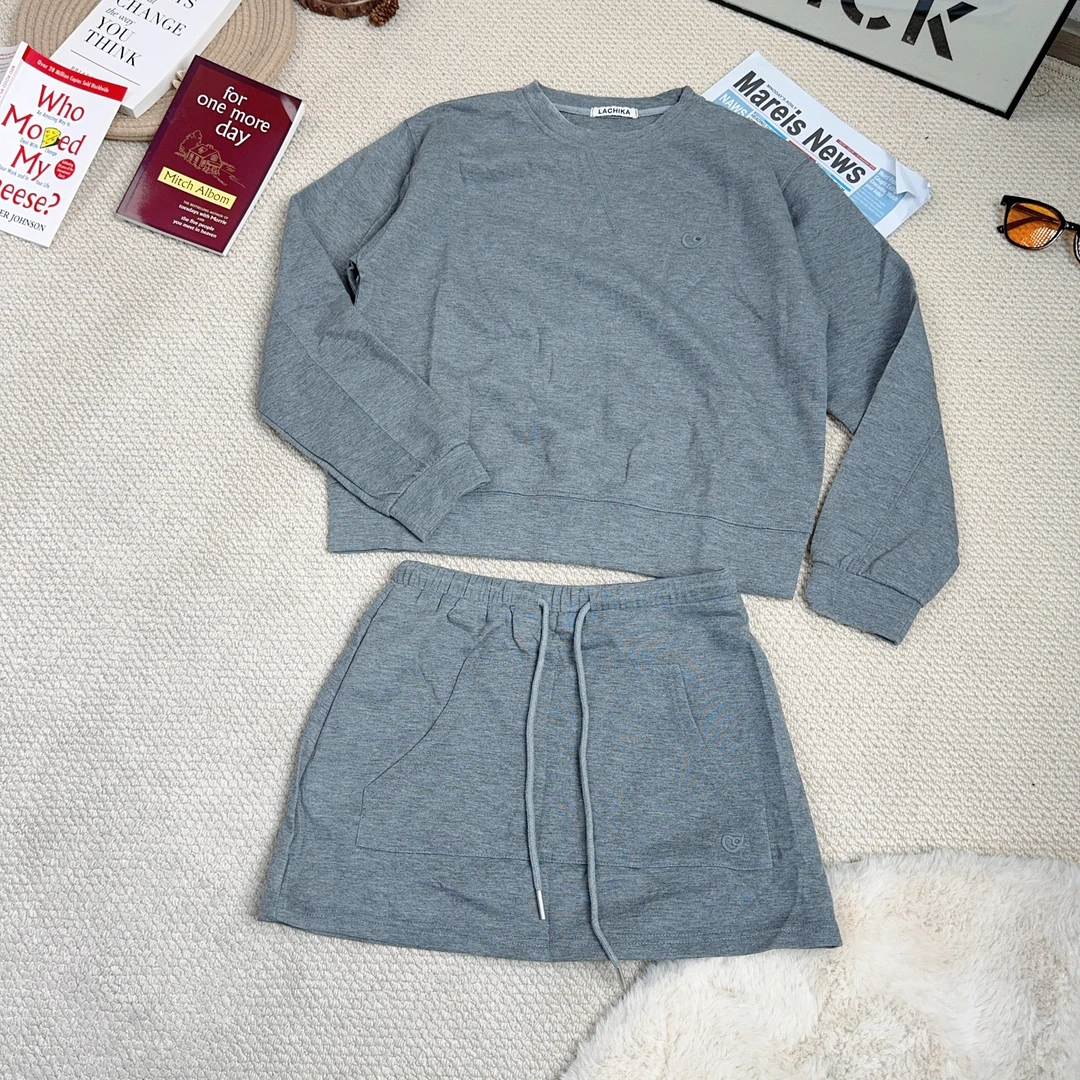 2025早春新款时尚百搭加厚套装8781