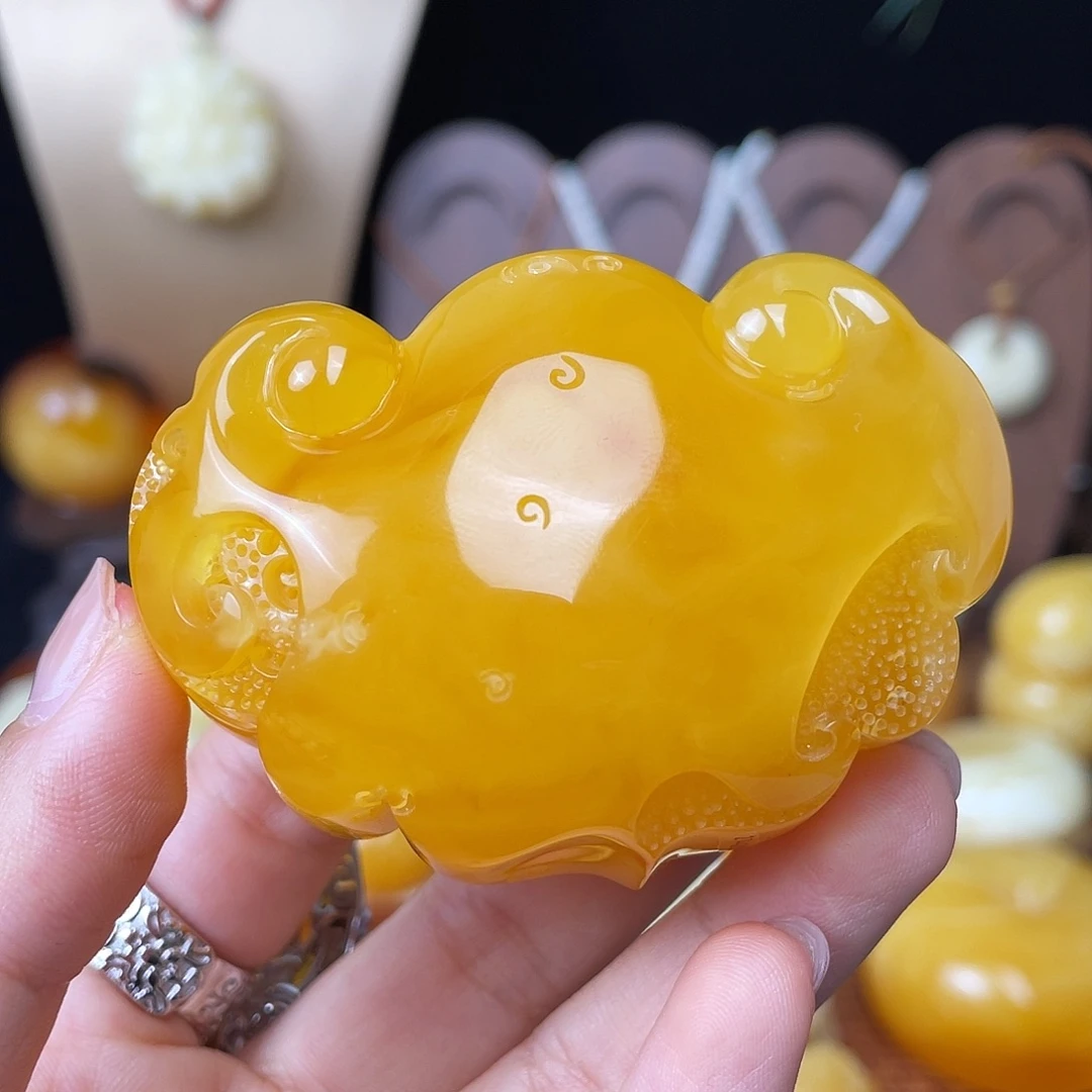 琥珀未镶嵌珠宝奇石