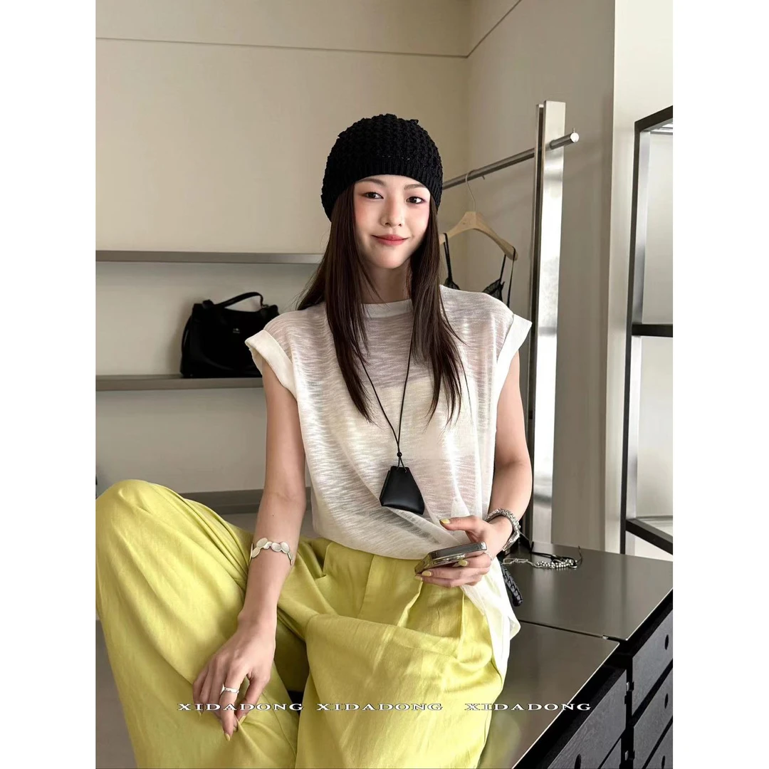 2082#喜大东#巨百搭~好穿不挑人轻薄显瘦针织衫(福利)