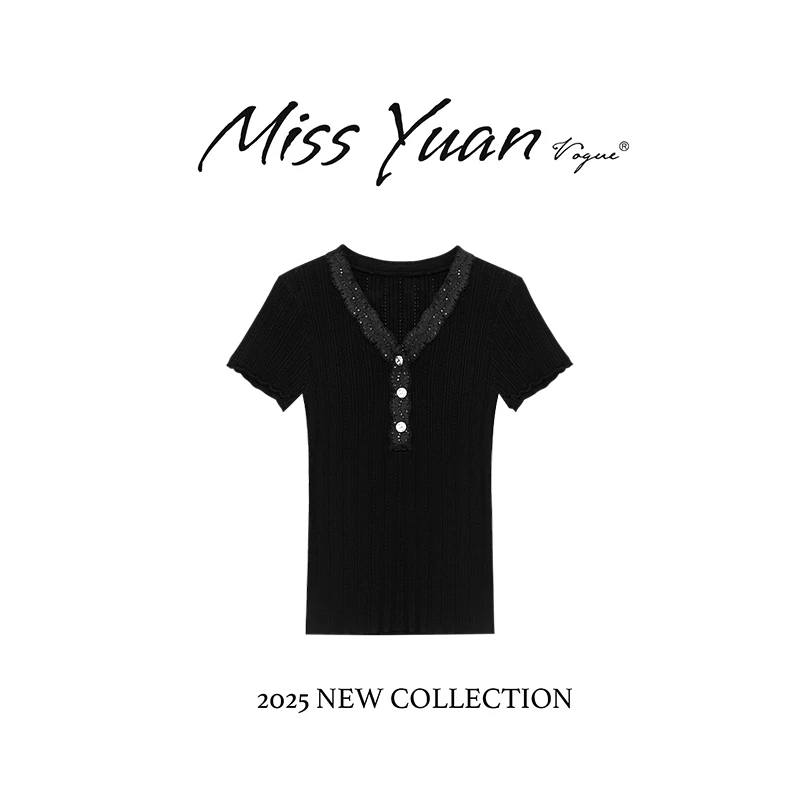 M.Y.媛总 2025秋季“莱赛尔”新品百搭针织衫时尚女上衣1MY6191D