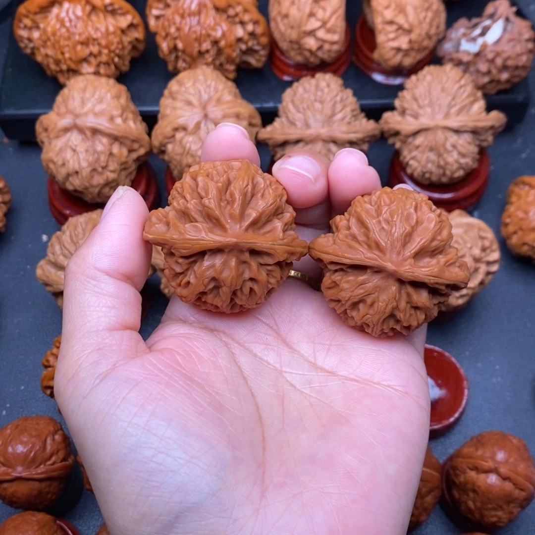 文玩核桃把件42宫灯