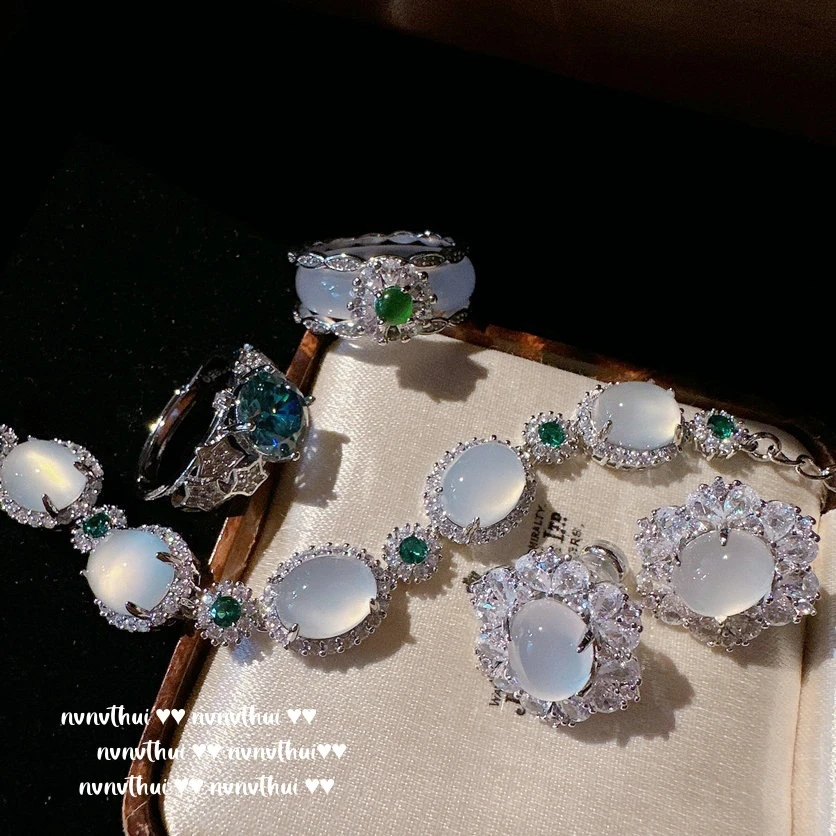 铜合金锆石手链 拼色复古/宫廷男女通用金色个性可调节小众百搭