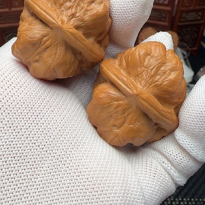 文玩核桃吊坠古蟾41尺福利微修尖看不出来