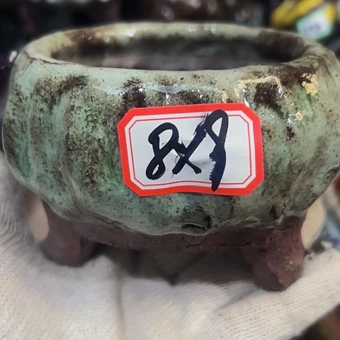 红陶粗陶花盆手工